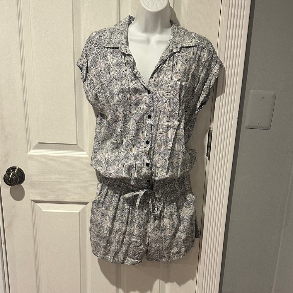 Patterned Gray Women's Jumper